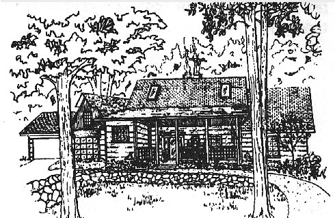 Drawing of Carothers House Cottage